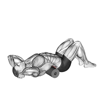 Roll Thoracic Spine Lying on Floor
