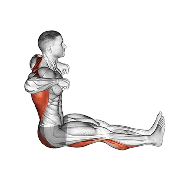 Rowing Boat Yoga Pose