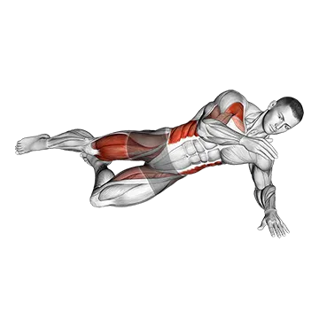 Side Bridge With Arm Leg Swing