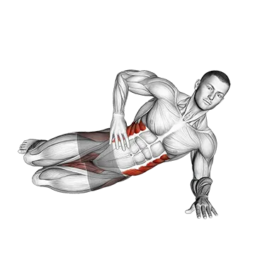 Side Plank Bent Leg Lift