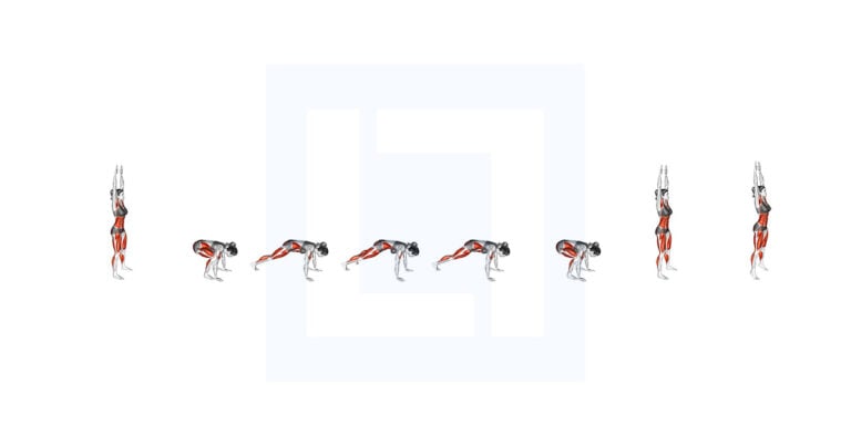 Silent Burpee: Low-Impact Burpee