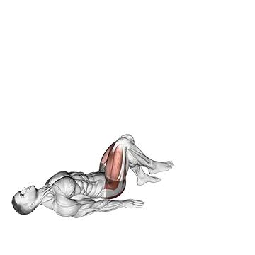 Single Leg Glute Bridge With External Rotation
