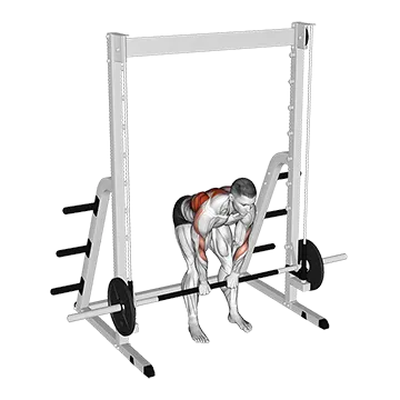 Smith Bent Over Narrow Pronated Grip Row