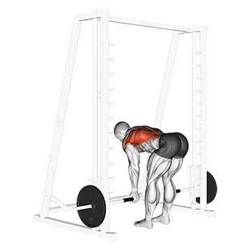 Smith Reverse Grip Bent Over Row