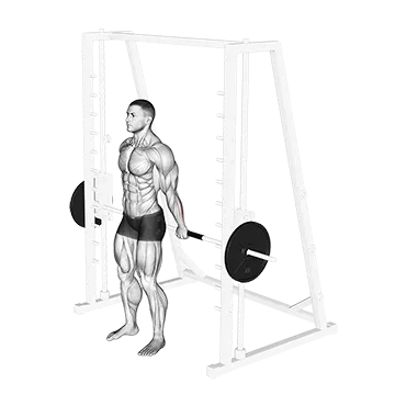 Smith Standing Back Wrist Curl