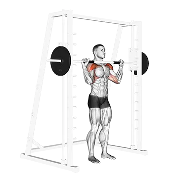 Best Smith Machine Shoulder Workouts Smith Standing Military Press