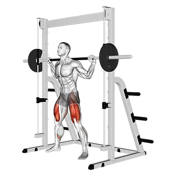 Best Machine Quad Workouts Smith Sumo Squat