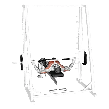 Smith Wide Grip Bench Press