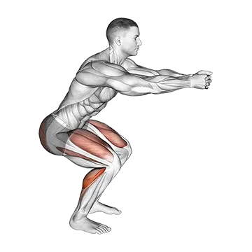 Best Calf Workouts Squat Hold Calf Raise