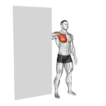 Best At Home Chest Workouts Standing Chest Stretch Against Door