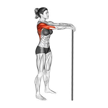 Stick Lat Stretch