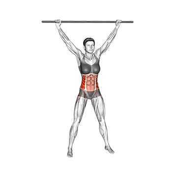 Stick Side Bend Stretch