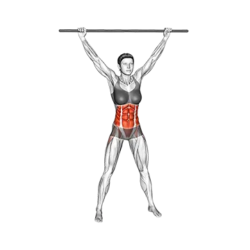 Stick Side to Front Bend Stretch