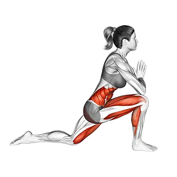 Twisted Leg Lunge Pose