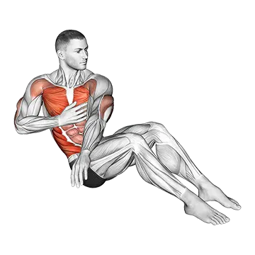 V Sit Cross Punch