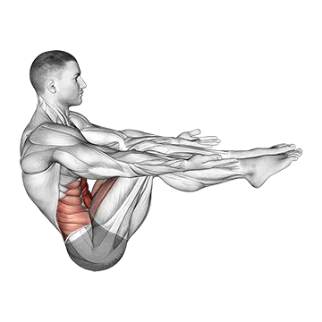 V Sit Toe Tap