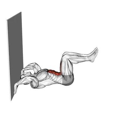 Wall Press Heel Tap