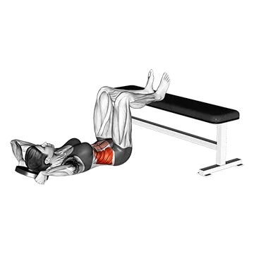 Best Weighted Ab Workouts Weighted Floor Twisting Crunch Feet On Bench