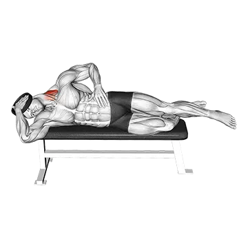 Weighted Side Lying Side Neck Raise
