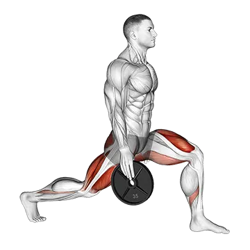 Best Glute Workouts At Home With Dumbbells Weighted Stretch Lunge