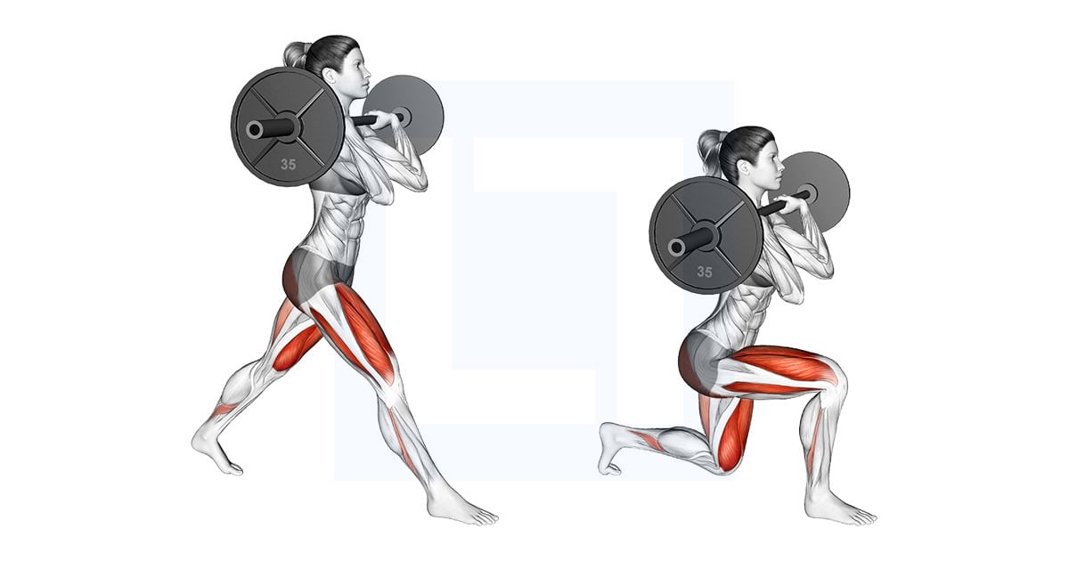 Barbell Front Rack Split Squat