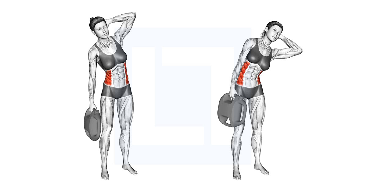 Bottle Weighted Side Bend