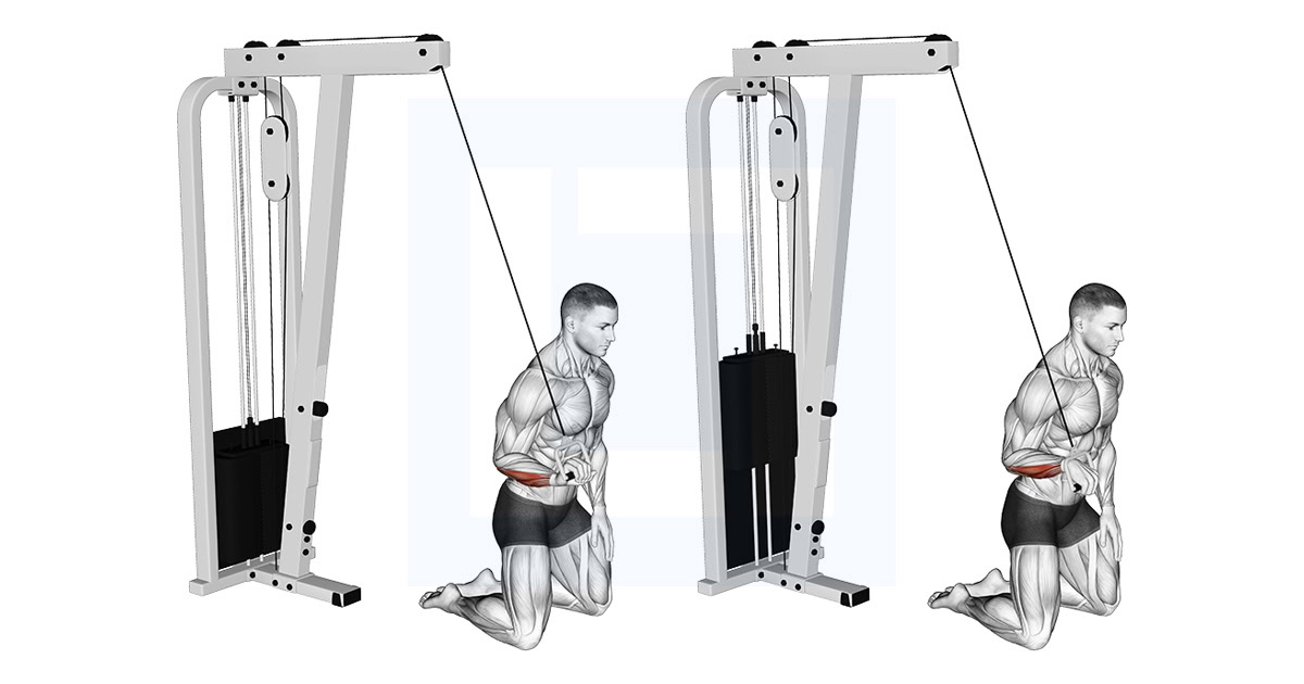 Cable One Arm Wrist Curl