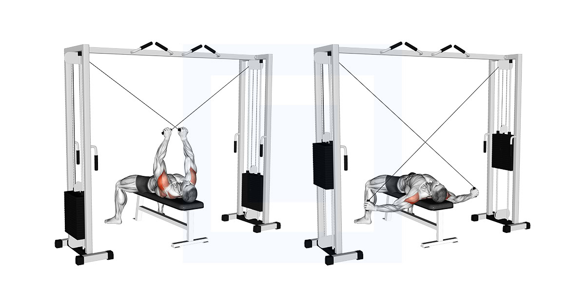 Cable Supine Reverse Fly