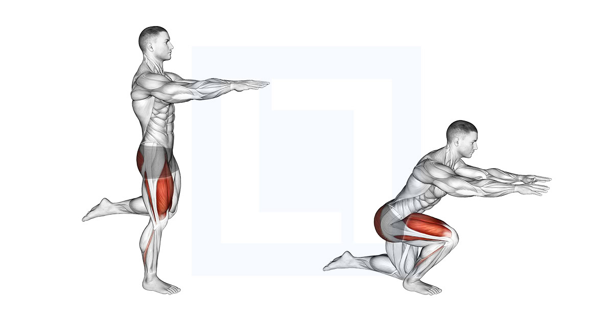 Counterbalanced Skater Squat