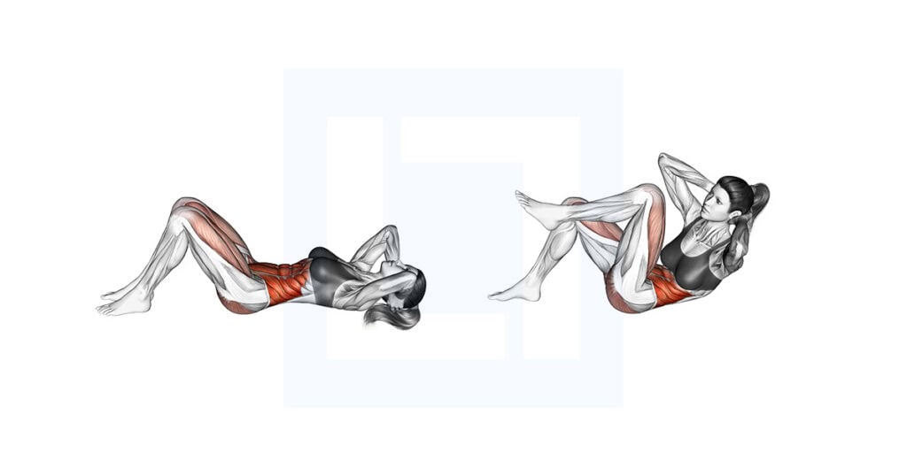 Cross Body Twisting Crunch