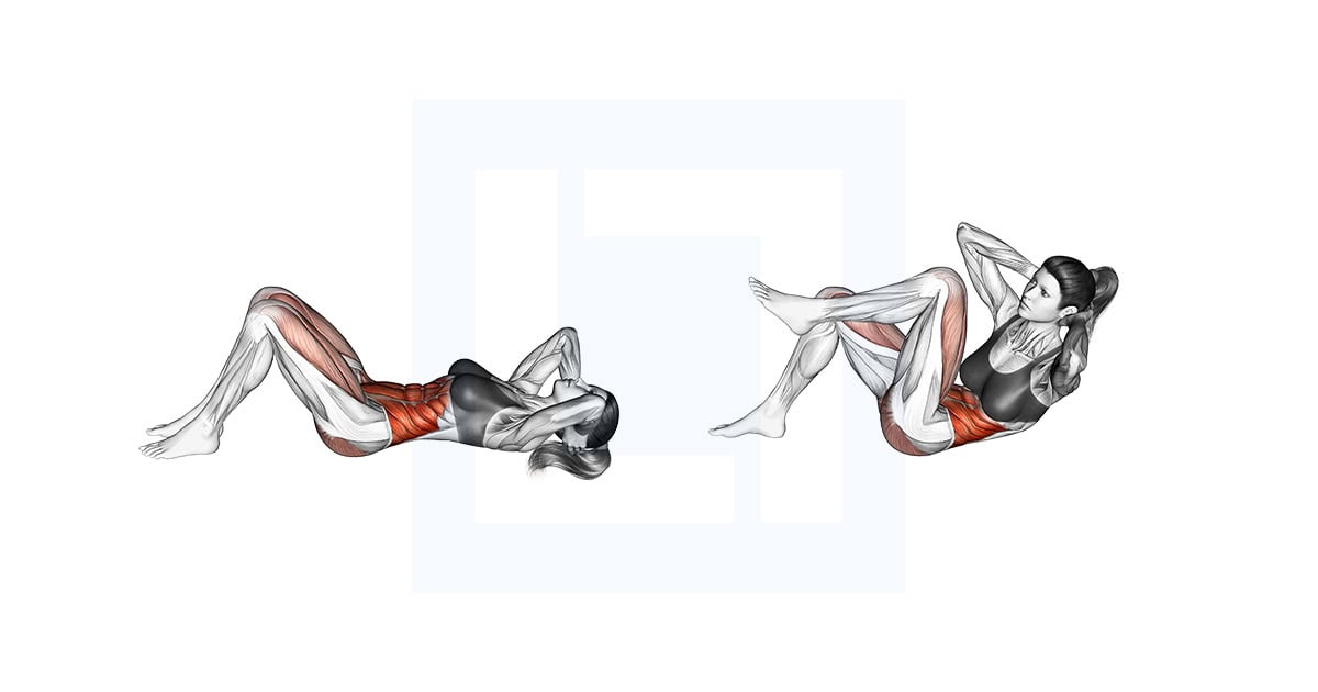 Cross Body Twisting Crunch