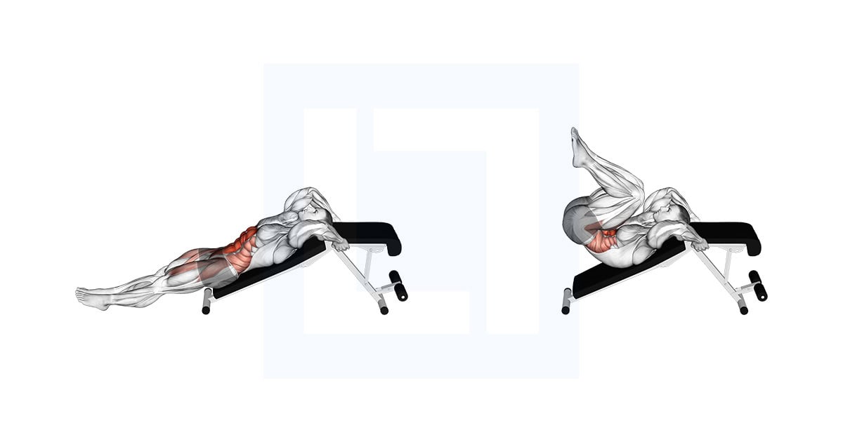 Decline Leg Hip Raise