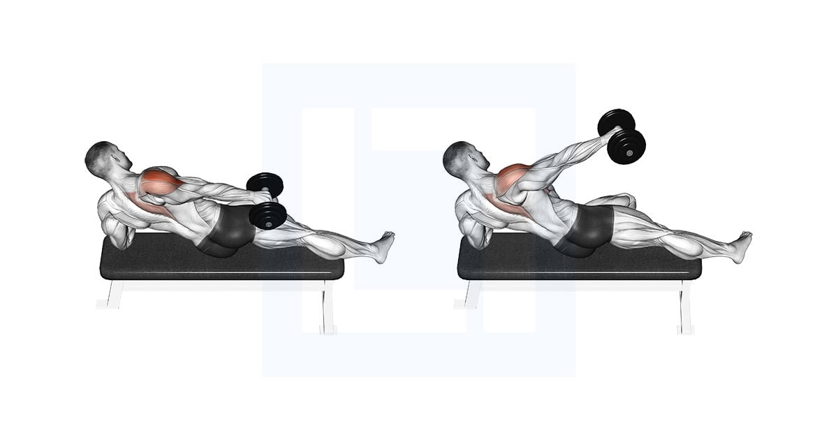 Dumbbell Side Lying One Hand Raise