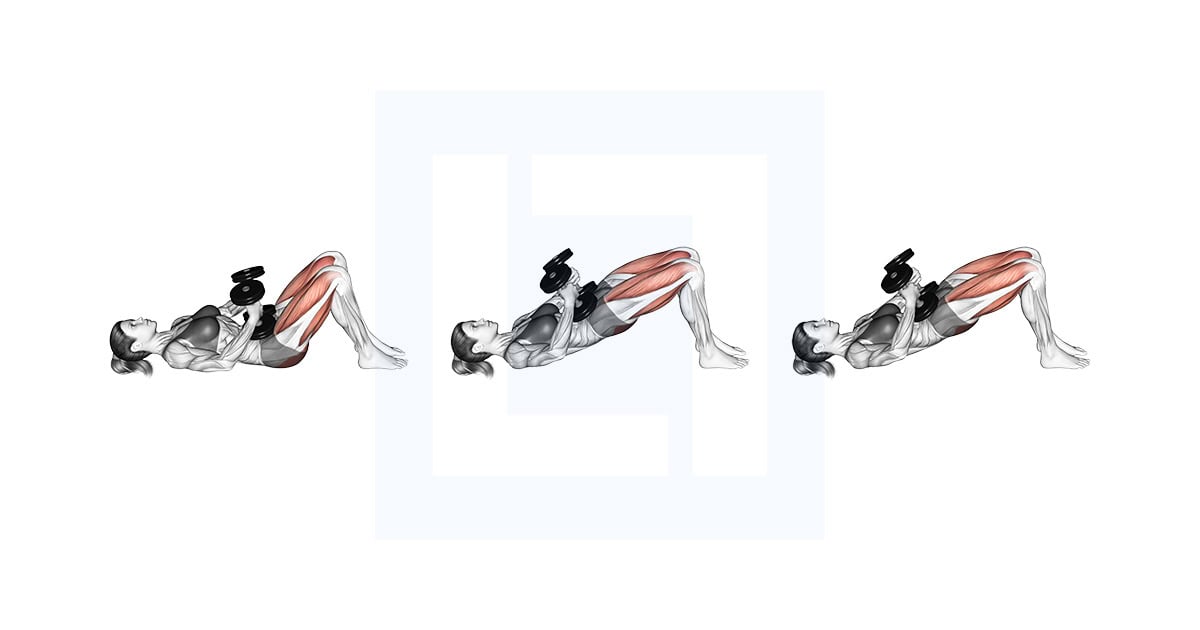 Dumbbells Glute Bridge