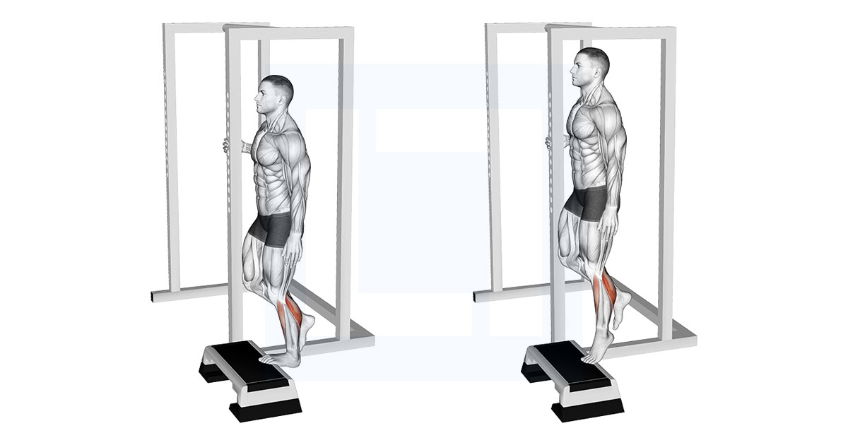 Elevated Standing Single Leg Calf Raise