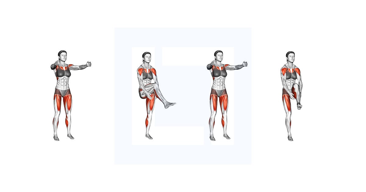 Front Leg Lift Under Knee Tap