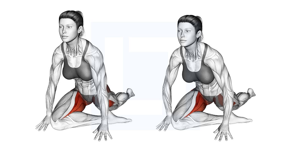 Half Pigeon Hip Stretch