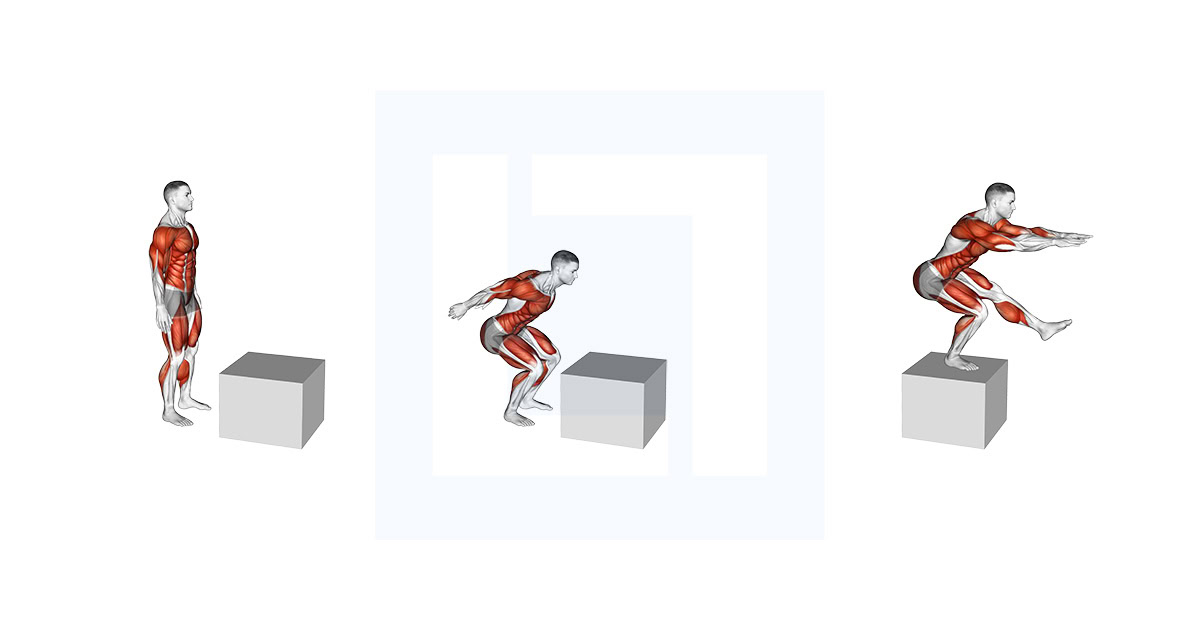 Jump Pistol Squat to Box