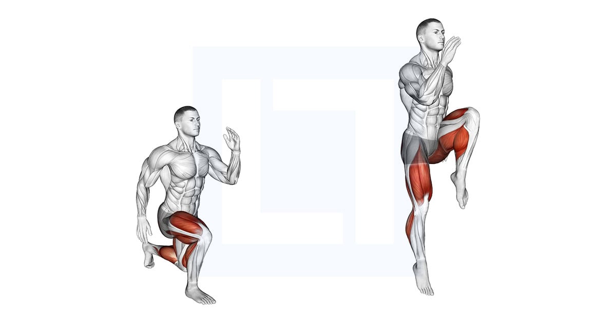 Jumping Single Leg Lunge