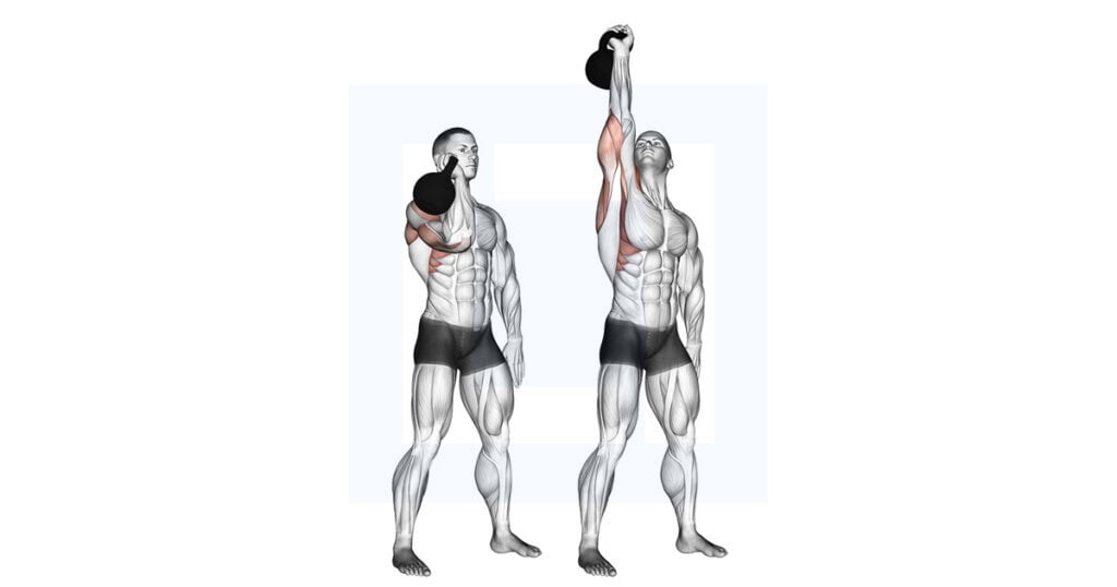 Kettlebell One Arm Military Press To The Side