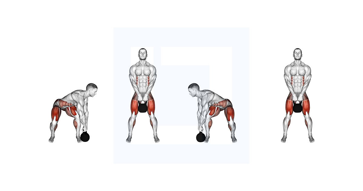 Kettlebell Rotational Deadlift