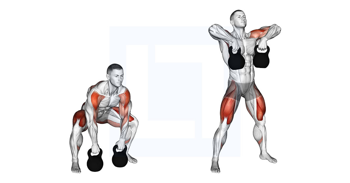 Kettlebell Sumo Deadlift with High Pull