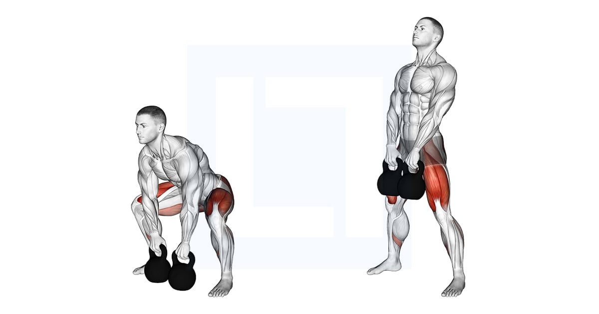Kettlebells Sumo Deadlift