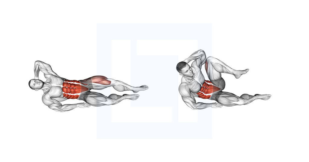 Knee Tuck Oblique Crunch