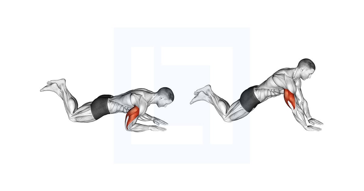 Kneeling Half Triceps Extension