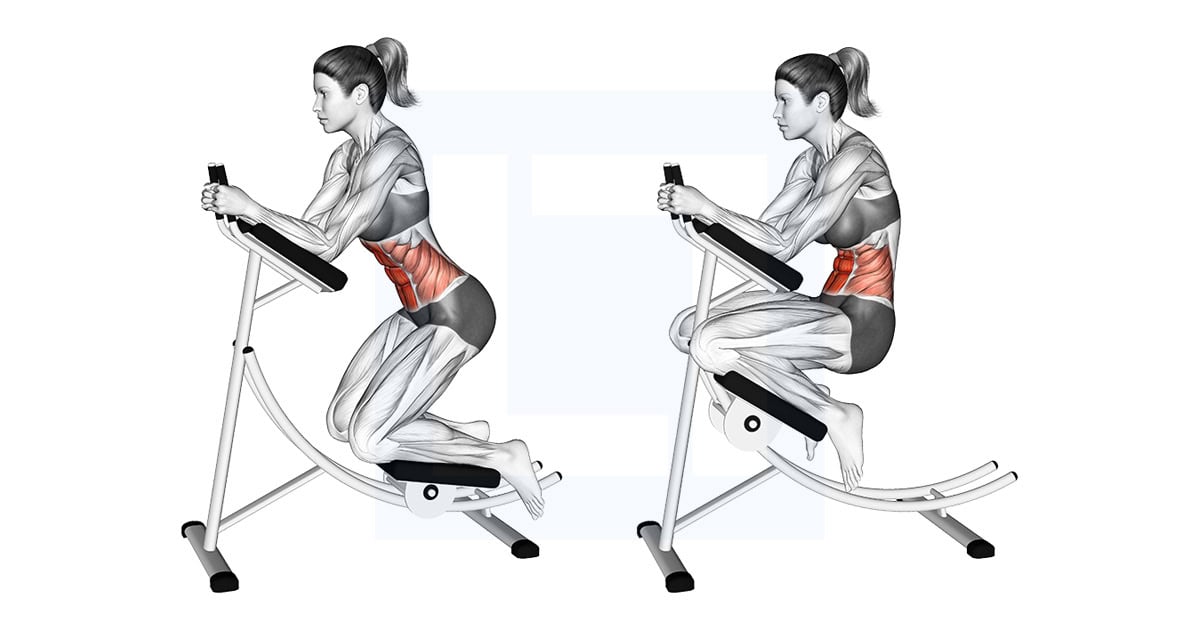 Lever Ab Coaster Crunch