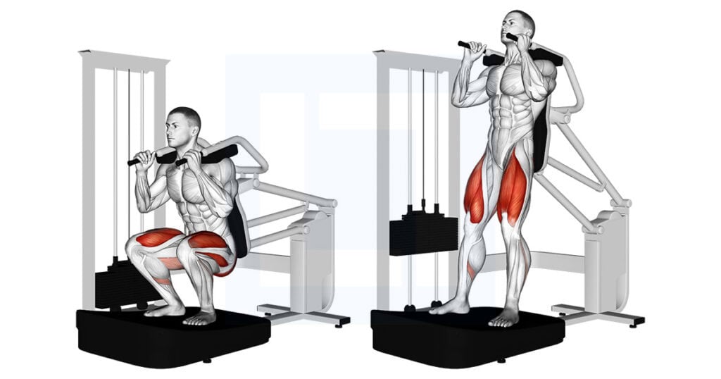 Machine Full Squat: Machine Squat Builder