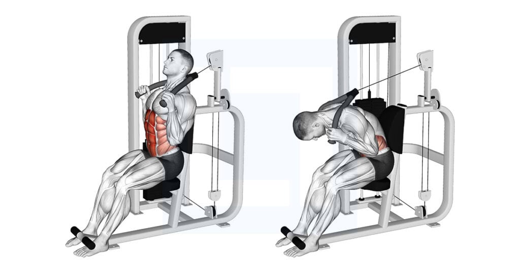 Machine Seated Full Crunch: Loaded Ab Crunch