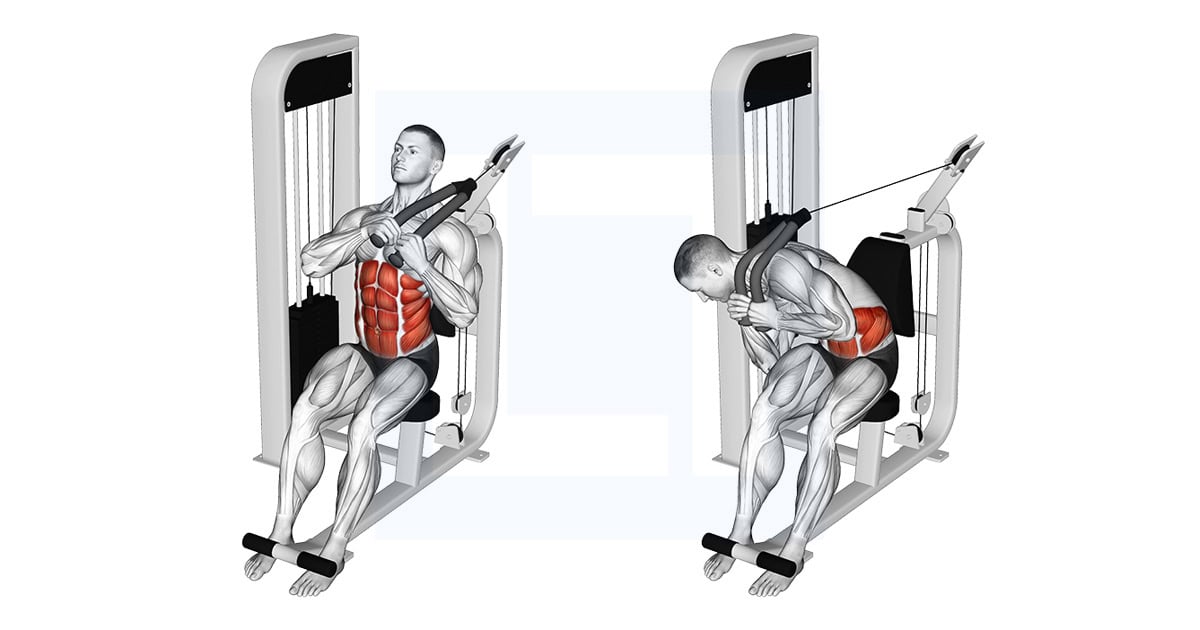 Lever Seated Right Side Crunch