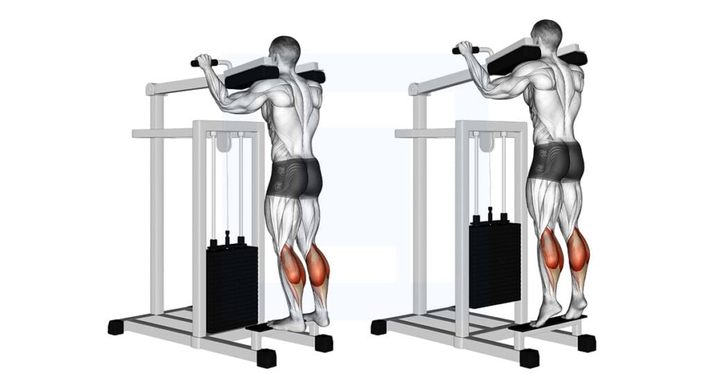 Lever Standing Calf Raise